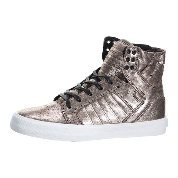 Supra Womens SkyTop High Top Shoes - Rose Gold | Canada D9556-6I42